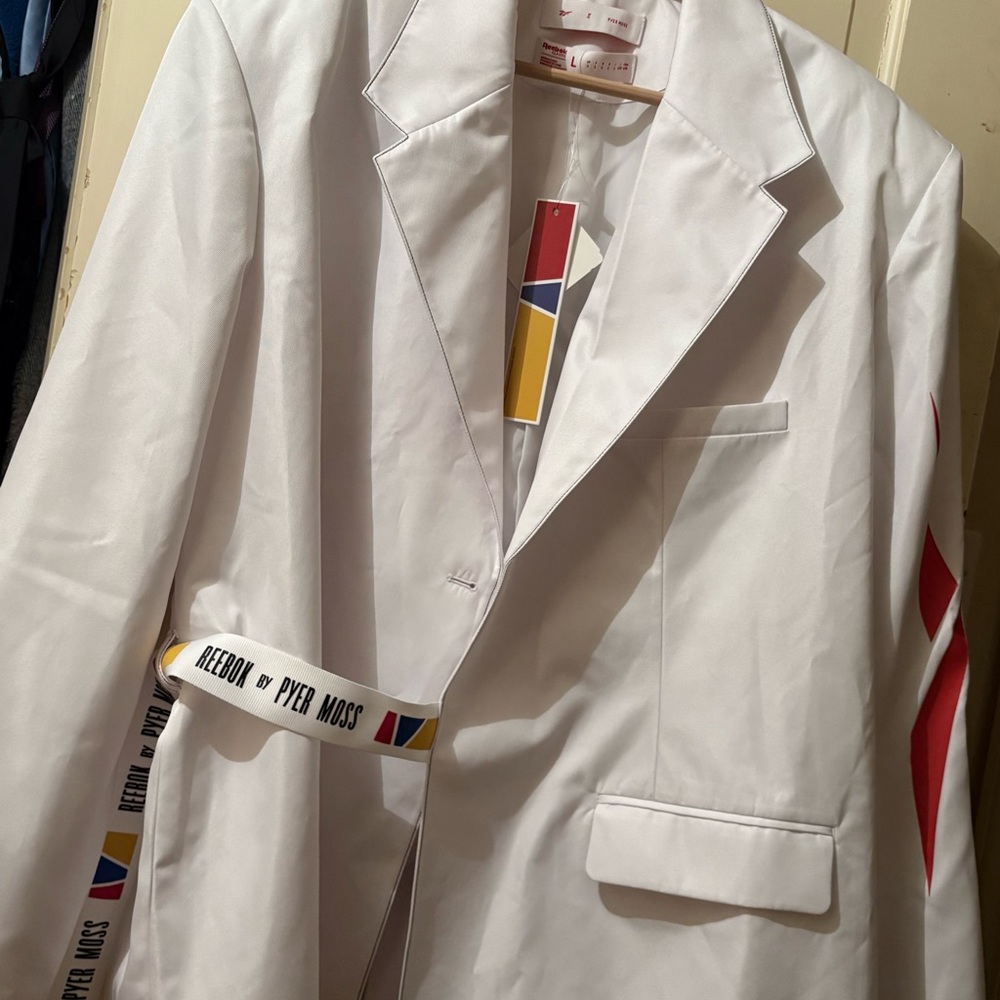 Reebok by Pyer Moss White Blazer